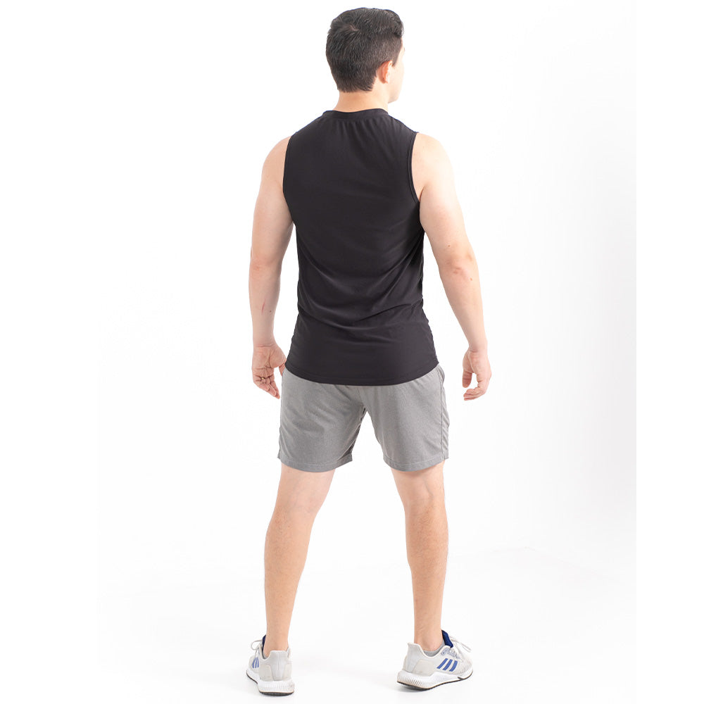Shorts Masculino de Treino com Elastano Cinza