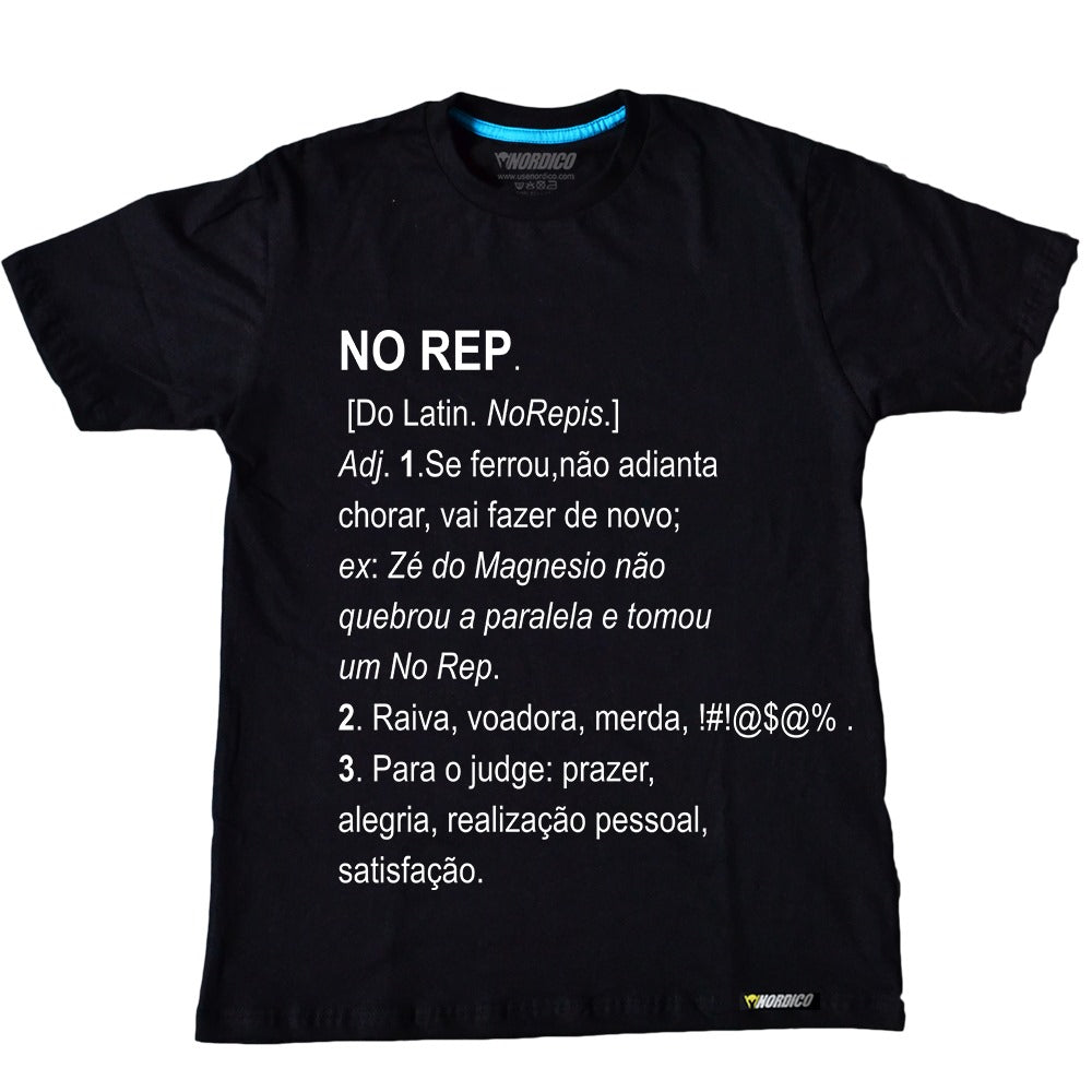 Camiseta NO REP cor preto