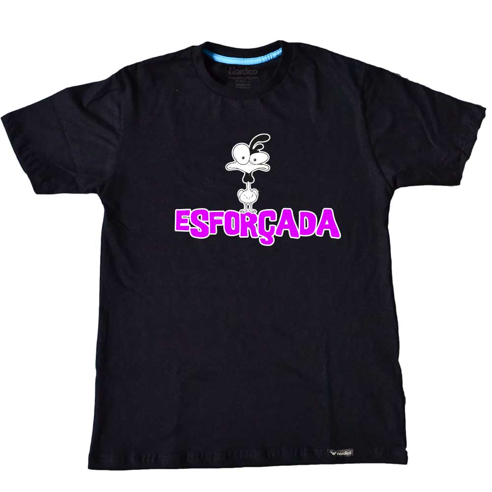 Camiseta Franga esforçada Preto