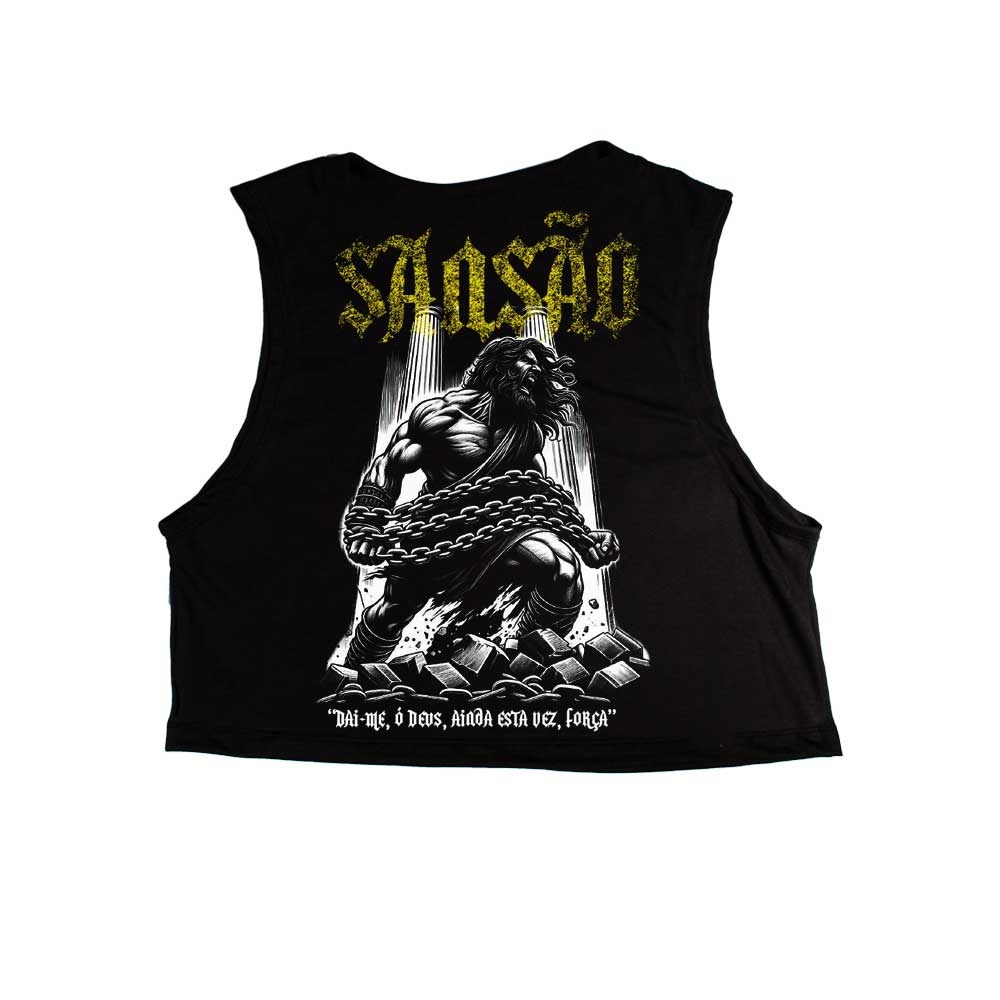 Cropped Sansão preto
