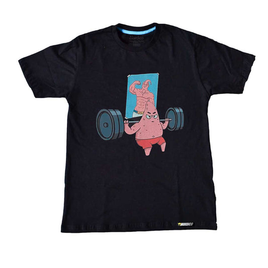 Camiseta Patrik Boo Preta 100% Algodão