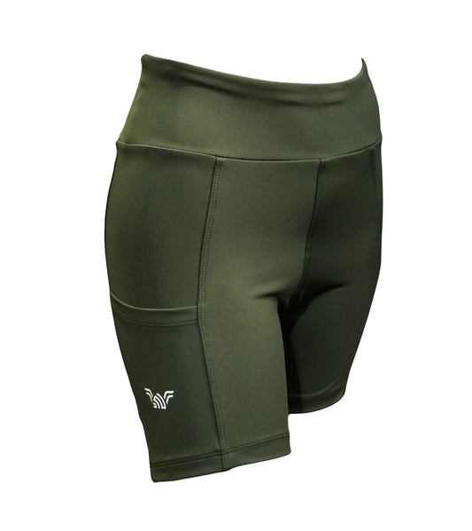 Bermuda Feminina de Corrida com bolso Emana® Verde