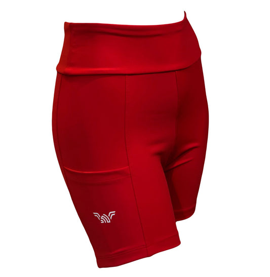 Bermuda Feminina de Corrida com bolso Emana® Vermelha