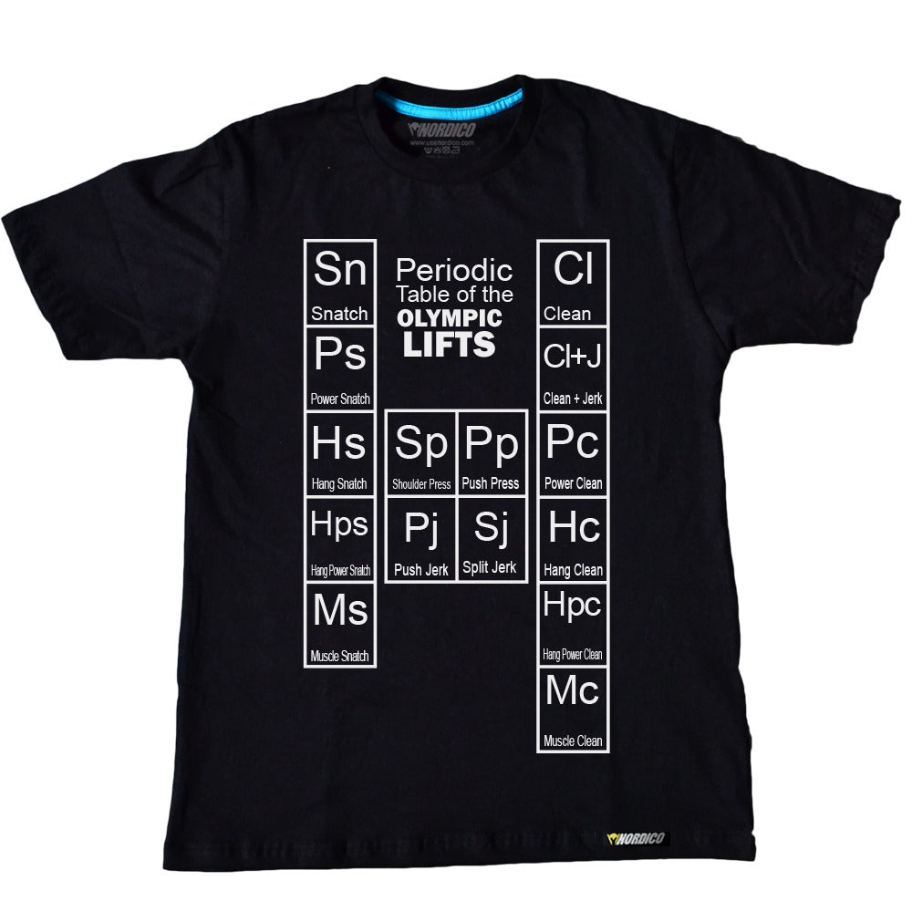 Camiseta PERIODIC cor preto