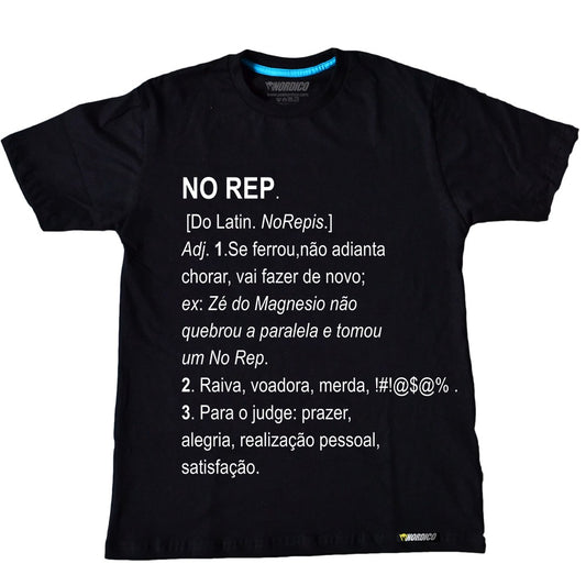 Camiseta NO REP cor preto