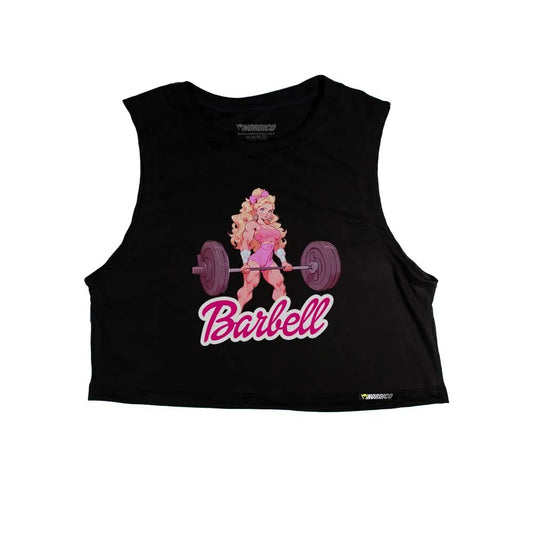 Cropped Barbell preto