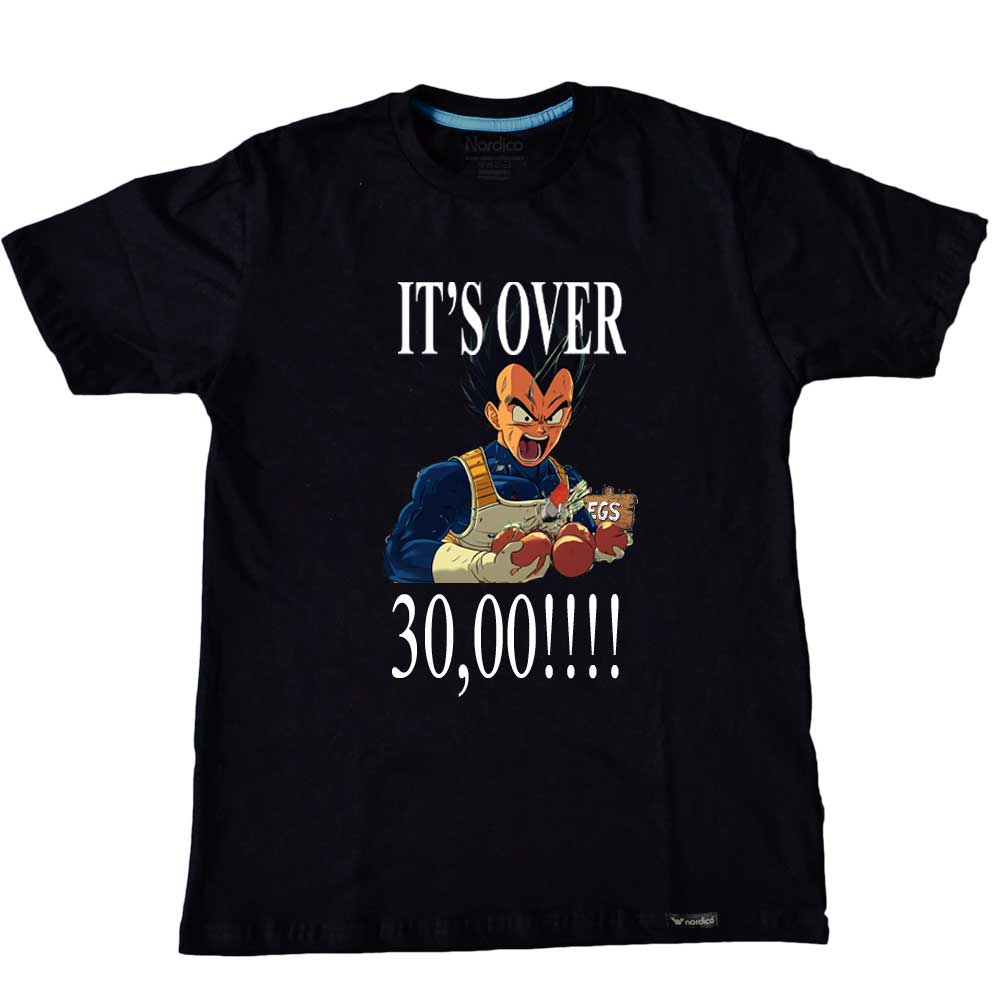 Camiseta its over 3000 COR PRETO