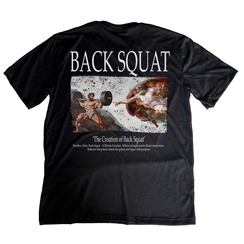 Oversized BACKSQUAT 100% Algodão Preto