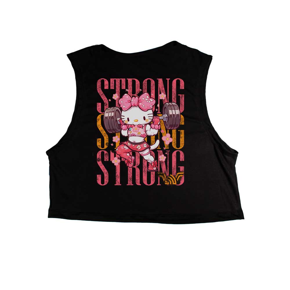 Cropped Hello Strong Cor preto