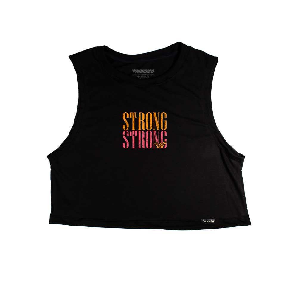 Cropped Hello Strong Cor preto